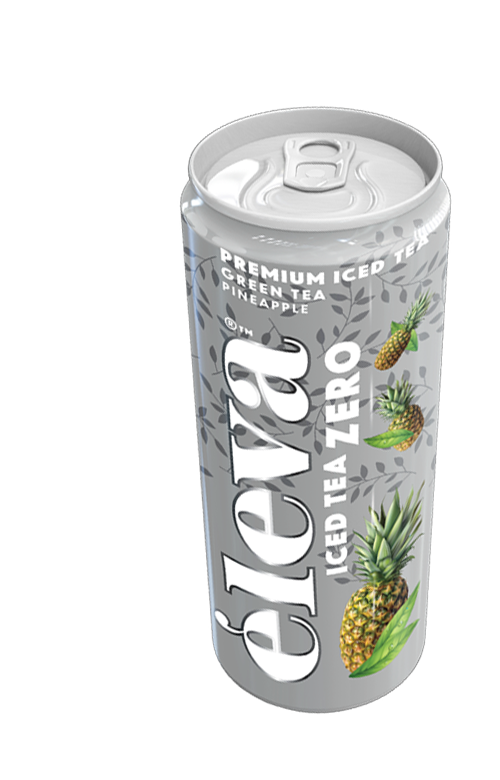 Èleva Green Tea & Pineapple can